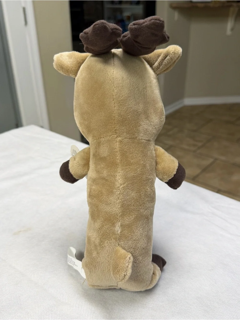 2 Leaps & Bounds Polar Pal Plush Moose Deer 12” Dog Toy